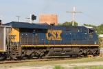 CSX 710 pushes on the rear of train U355-01